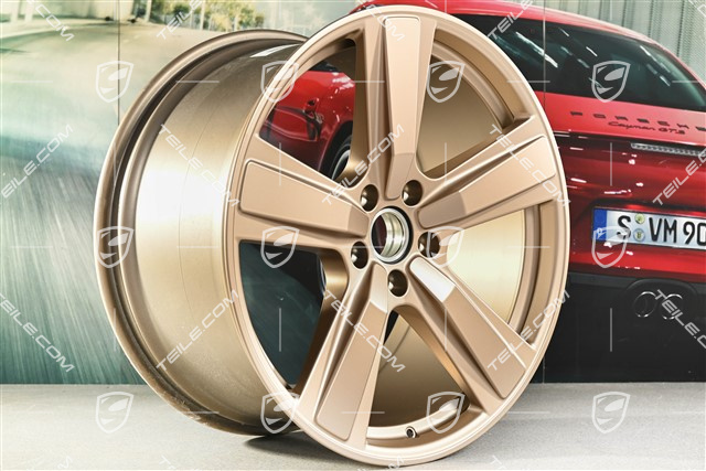 22" Komplet felg Cayenne Exclusive Design Sport, 10J x 22 ET48 +11,5J x 22 ET61, neodyme
