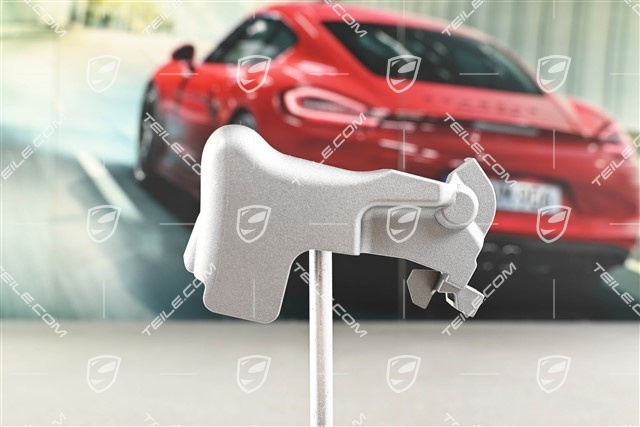 Abdeckblende / Rosette für die Rückenlehne, innen, Silbergrau Metallic, L