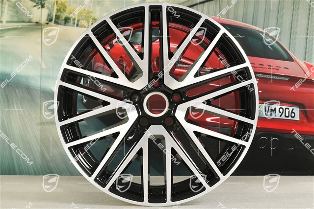 22-inch wheel rim, Turbo Design, 10J x 22 ET48, black high gloss