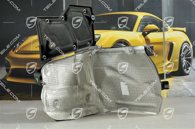 Support with heat protection, L Support with heat protection, L