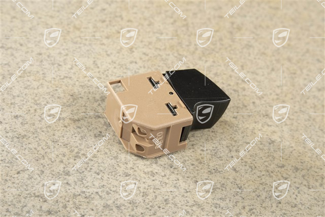 Fuel filler flap switch, Black matte