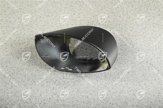 Aussenspiegel, Spiegelfussgehäuse, Schwarz, L