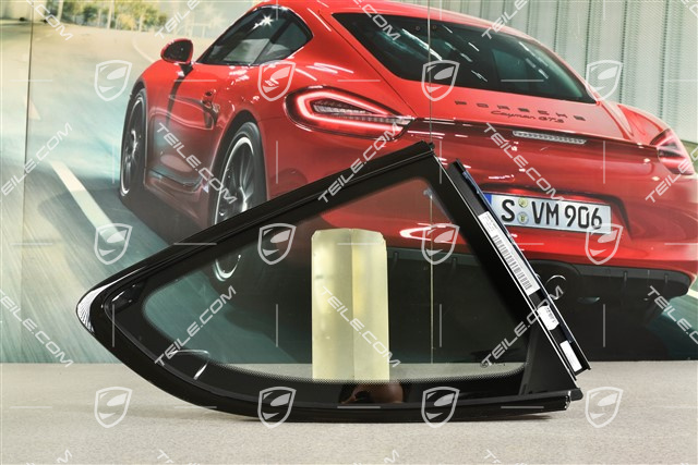 Szyba boczna, GTS/GT4, czarna, R