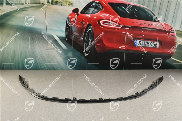 Front bumper spoiler / lower part trim, Black