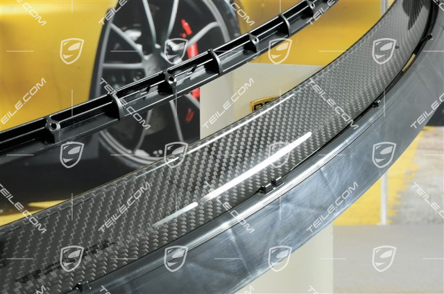 Trim for air inlet + retaining frame, Carbon