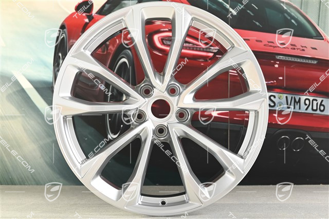 19-inch wheel rim Macan Design-Rad, 9J x 19 ET21, brilliant chrome