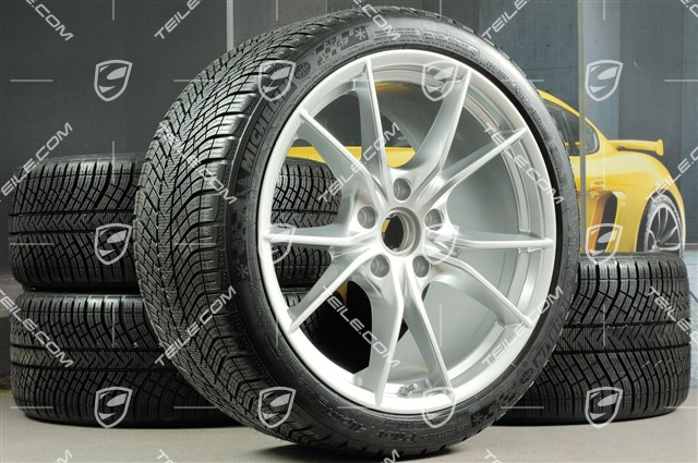 20" koła zimowe, komplet Carrera S (IV), felgi 8,5J x 20 ET49 + 11J x 20 ET78 + opony zimowe Michelin Pilot Alpin PA4 N1 245/35 R20 + 295/30 R20
