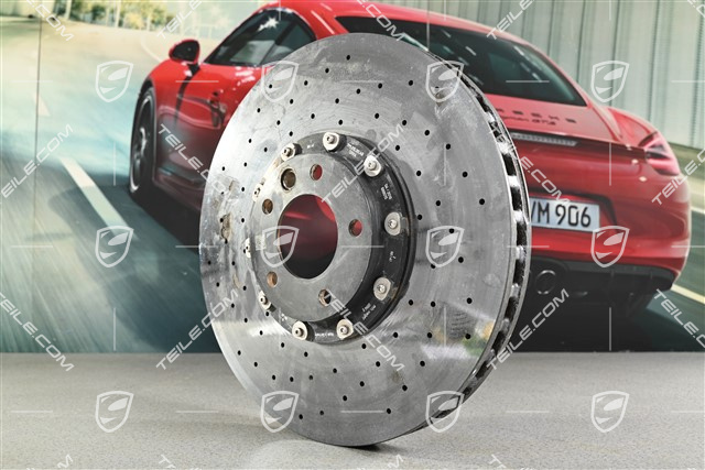 Disc brake, front axle, PCCB, damaged, L