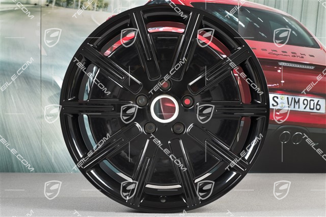 20" Felga Sport Aero, 11J x 20 ET60, czarny wysoki połysk