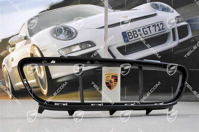 Retaining frame, centre, black Retaining frame, centre, black