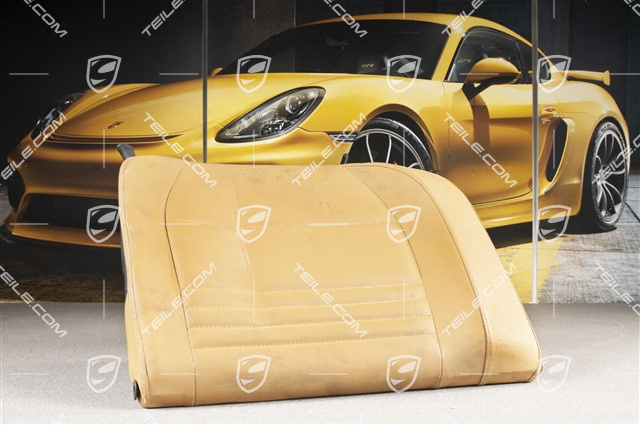 Back seat backrest, Rear, Leatherette, Savanna beige, Coupe, R