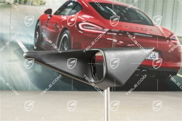 Osłona / blenda drzwi / lusterka, lusterko sterowane elektrycznie, Czarna, L