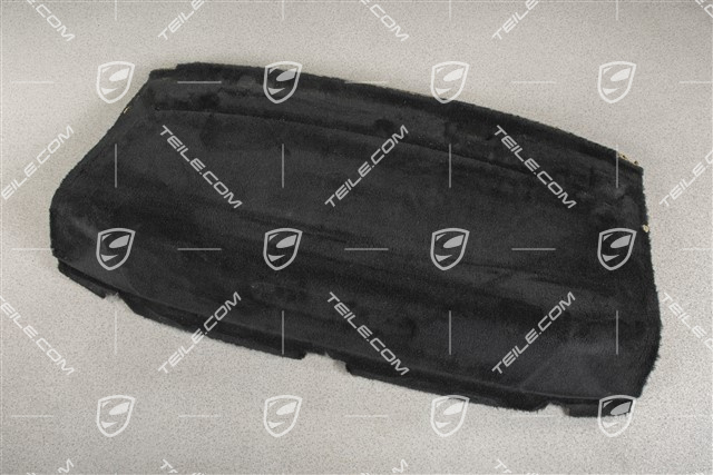 Klebeteppich / Hutablage / Bodenbelag, Schwarz, Klangpaket ASK, Coupe, Turbo