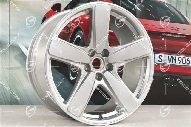 19" Felge Macan Sport Classic, 8,5J x 19 ET21, GT-Silber metallic