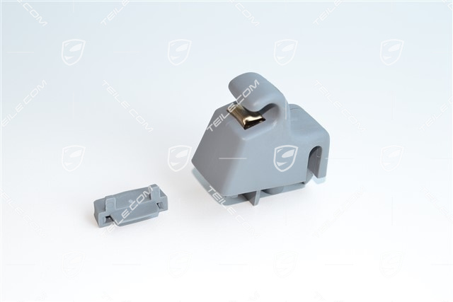 Sun visor Sunshade housing/ mounting, Steel grey, R