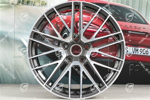 20+21" Felgensatz Turbo V, Felgen: vorne 9J x 20 ET41 + hinten 11,5J x 21 ET67