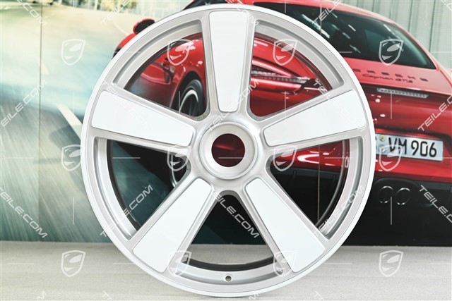 20+21" Sport Classic wheel rim set, 9,5J x 20 ET44 + 12J x 21 ET70, white