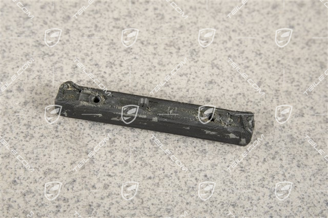 Dashboard trim, Leather, Black, Drivers side, R