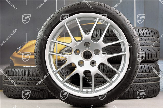 20-inch RS Spyder winter wheel set, wheels: 9,5J x 20 ET65 + 10,5J x 20 ET65 + Pirelli winter tyres 255/40 R20 + 285/35 R20 + TPM sensors