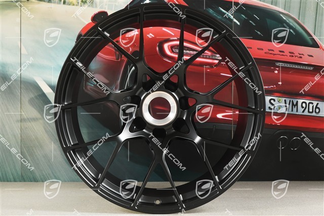 21-inch wheel rim GT3RS, 13J x 21 ET31, black satin matt