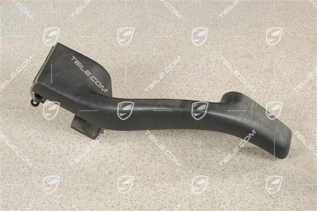 Haltegriff, Kunstleder, schwarz, L