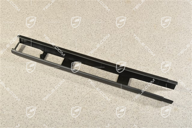 Front seat rail cover, Black, R