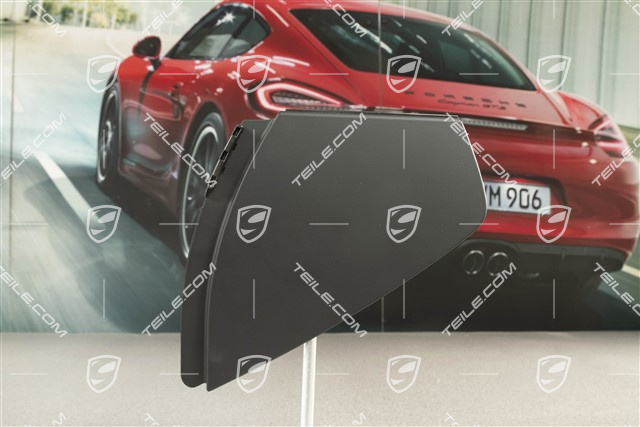 Osłona boczna dolnej części deski rozdzielczej, czarna, L