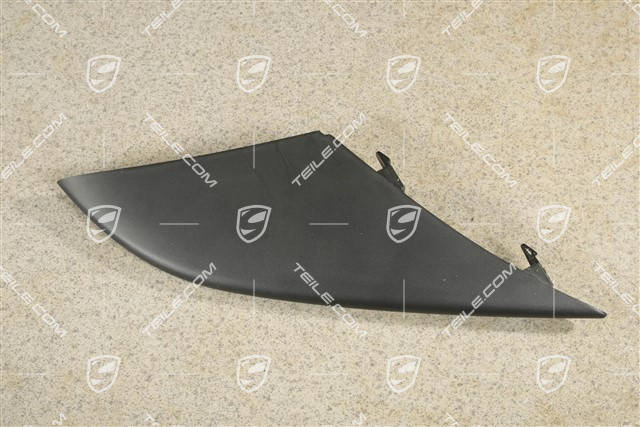 Front bumper disc / trim, Lower, Black, R