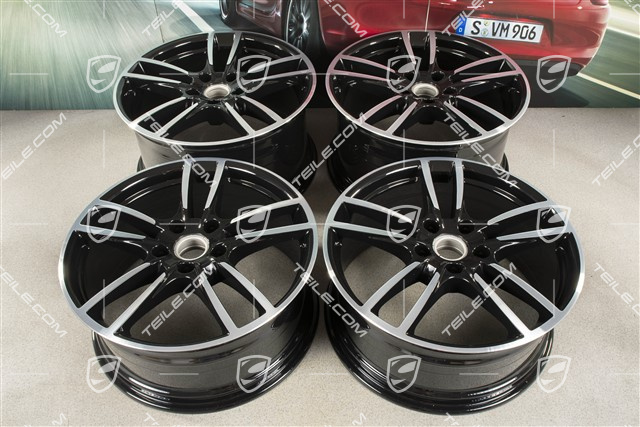 20" komplet felg Cayenne Sport COUPE Design, 10,5J x 20 ET55 + 9J x 20 ET50, Exclusiv