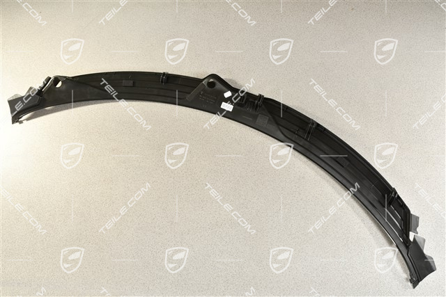 Abdeckung Windlauf, Schwarz, RHD