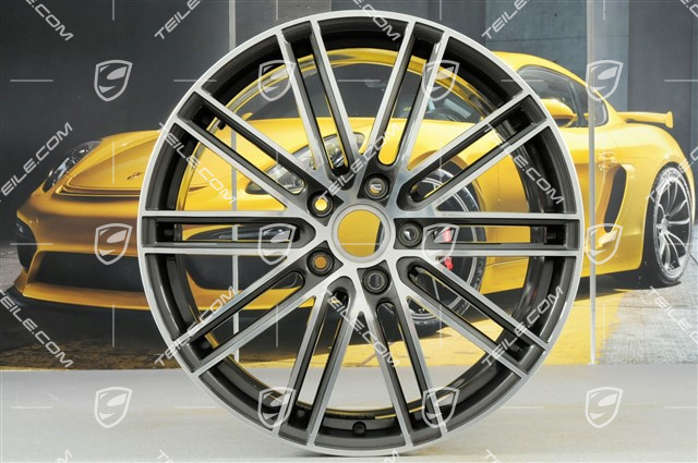 21-inch wheel rim Turbo IV, 9,5J x 21 ET71, Titanium