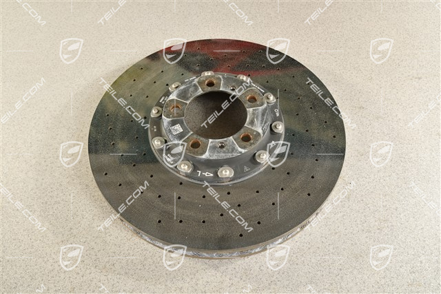 PCCB ceramik brake disc, 20-inch / 420mm, damged, L