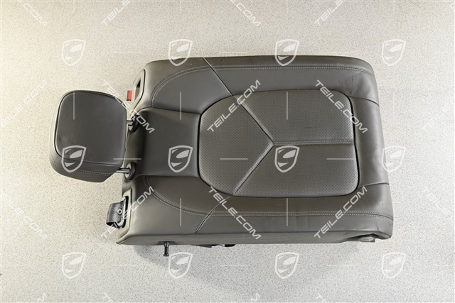 Oparcie, skóra, agate grey, L, KPL