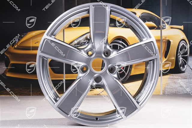 20" Felga Carrera Sport, 8,5J x 20 ET49, platynowo-srebrny metalik