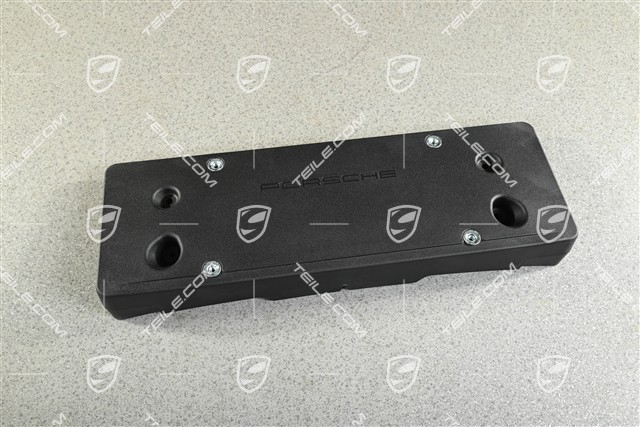 Front bumper number / Licence plate support, Black matte, GT2 RS