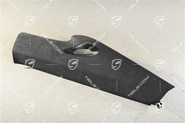 Tapicerka słupka-C, Coupe, Alcantara, czarna, L