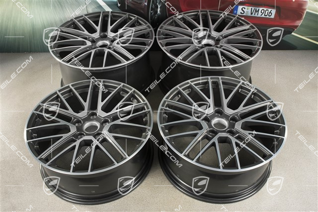 20+21" Felgensatz Turbo V, Felgen: vorne 8,5J x 20 ET40 + hinten 11J x 21 ET66
