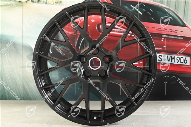 20" Felge RS-Spyder Design, 10J x 20 H2 ET19, schwarz seidenmatt