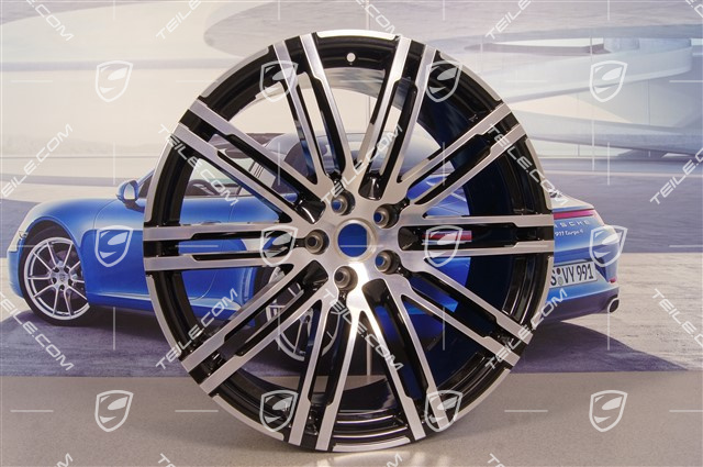 21'' Turbo III Felga, 9J x 21 ET26, czarny wysoki połysk