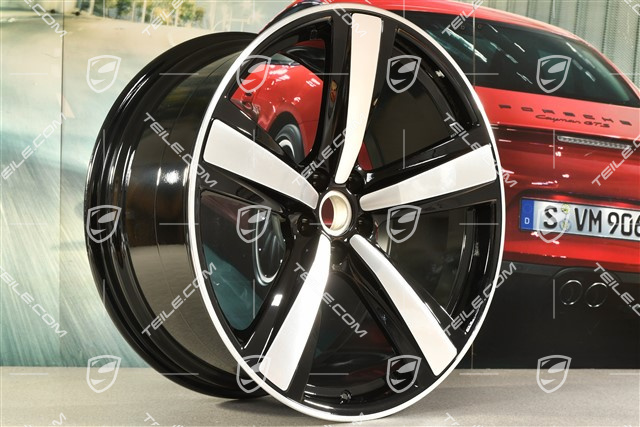 21" felga "Exclusive Sport Design" 10J x 21 ET 19, czarny wysoki połysk