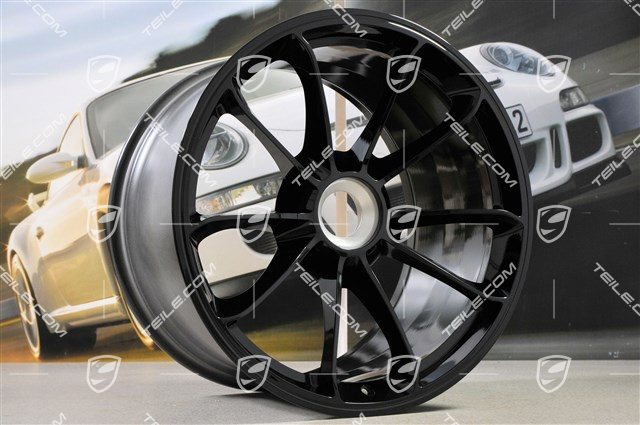 20" Felgensatz GT3, 9J x 20 ET55 + 12J x 20 ET47, in Schwarz (hochglanz)