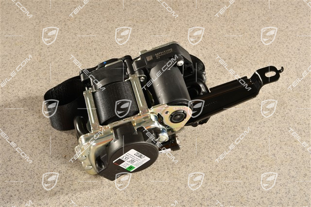 Coupe / Targa, Safety seat belt, Black, R