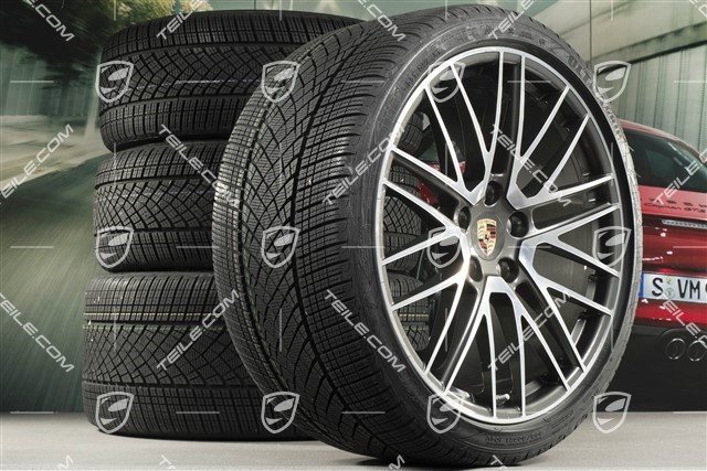 20/21-inch Turbo V winter wheel set, wheel rims 8,5J x 20 ET40 + 11J x 21 ET66 + NEW Goodyear winter tyres 245/35 R20 + 305/30 R21