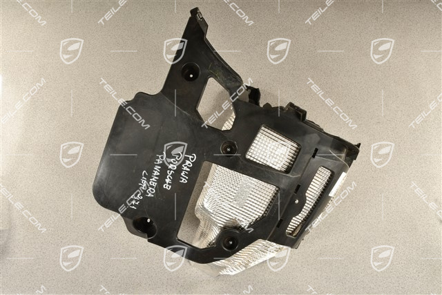 Support lateral, with Heat shield, R