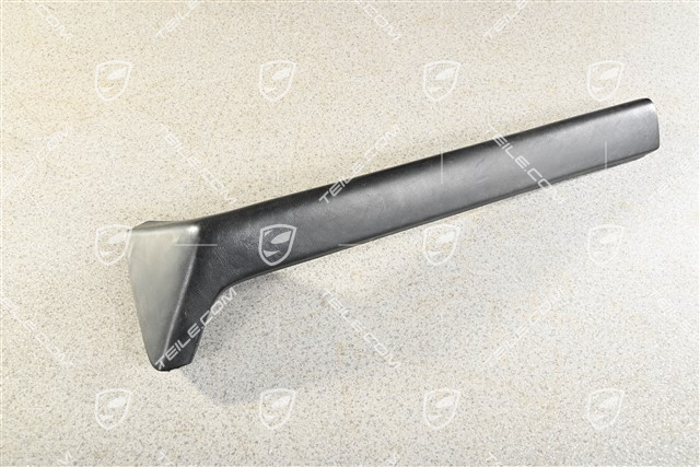 Knieschutzleiste, Kunstleder, Schwarz, L