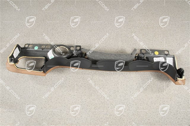 Trim lower section, Leatherette, Havanna