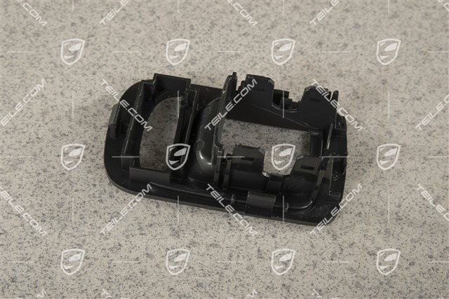 Power windows switch trim / cover, Satin black