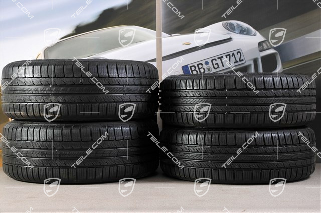 17-inch Boxster III winter wheel set, front wheels 7J x 17 ET55 + rear 8,5J x 17 ET40, tyres 205/55 R17 + 235/50 R17, without TPM
