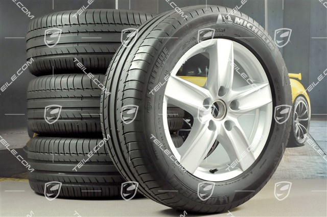 18" Cayenne S III Sommerräder Satz, Felgen 8J x 18 ET53 + Sommerreifen 255/55 R18