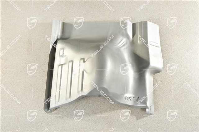 Lower rear slot plate, left
